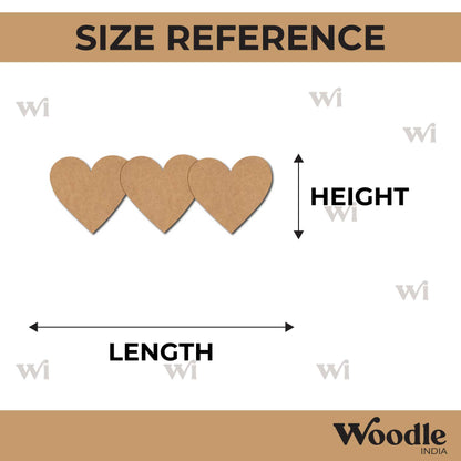 Hearts Pre Marked MDF Design 1