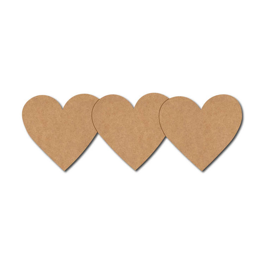 Hearts Pre Marked MDF Design 1