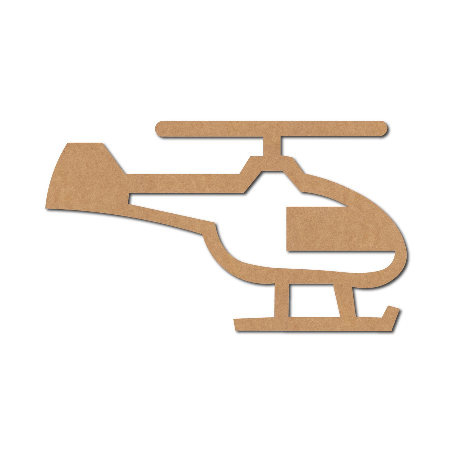Helicopter Cutout MDF Design 1