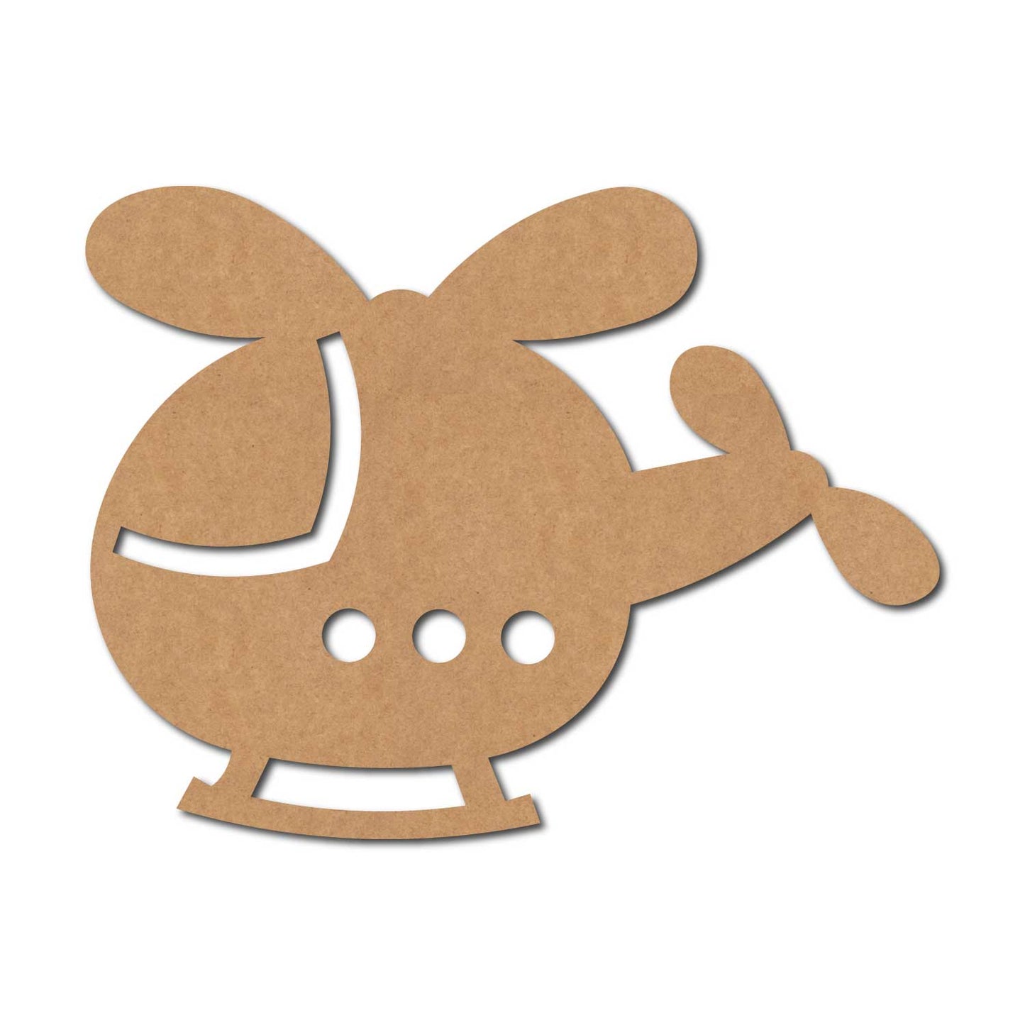 Helicopter Cutout MDF Design 2