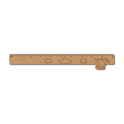 Helicopter Ruler Scale MDF Design 1