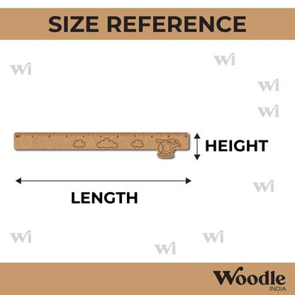 Helicopter Ruler Scale MDF Design 1