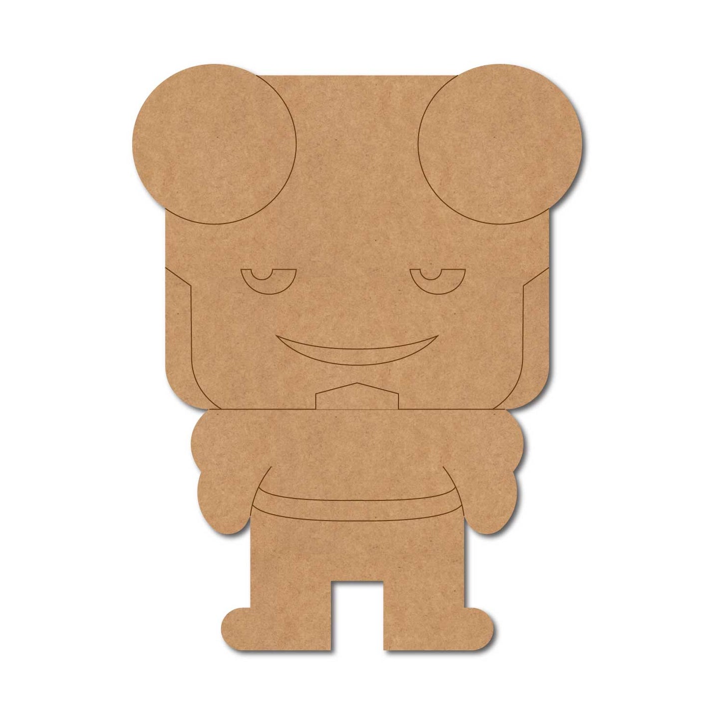 Hellboy Cartoon Pre Marked MDF Design 1