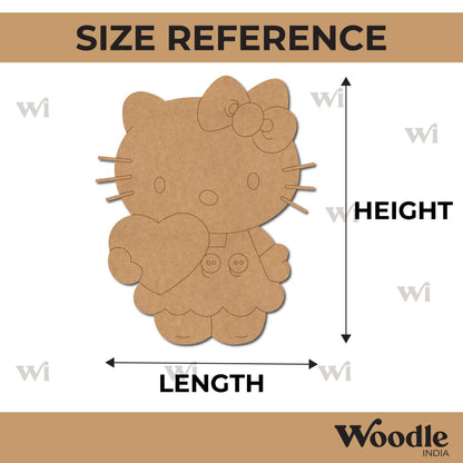 Hello Kitty Cartoon Pre Marked MDF Design 2