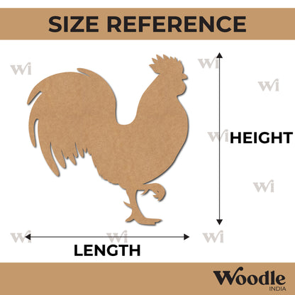 Hen Cutout MDF Design 1