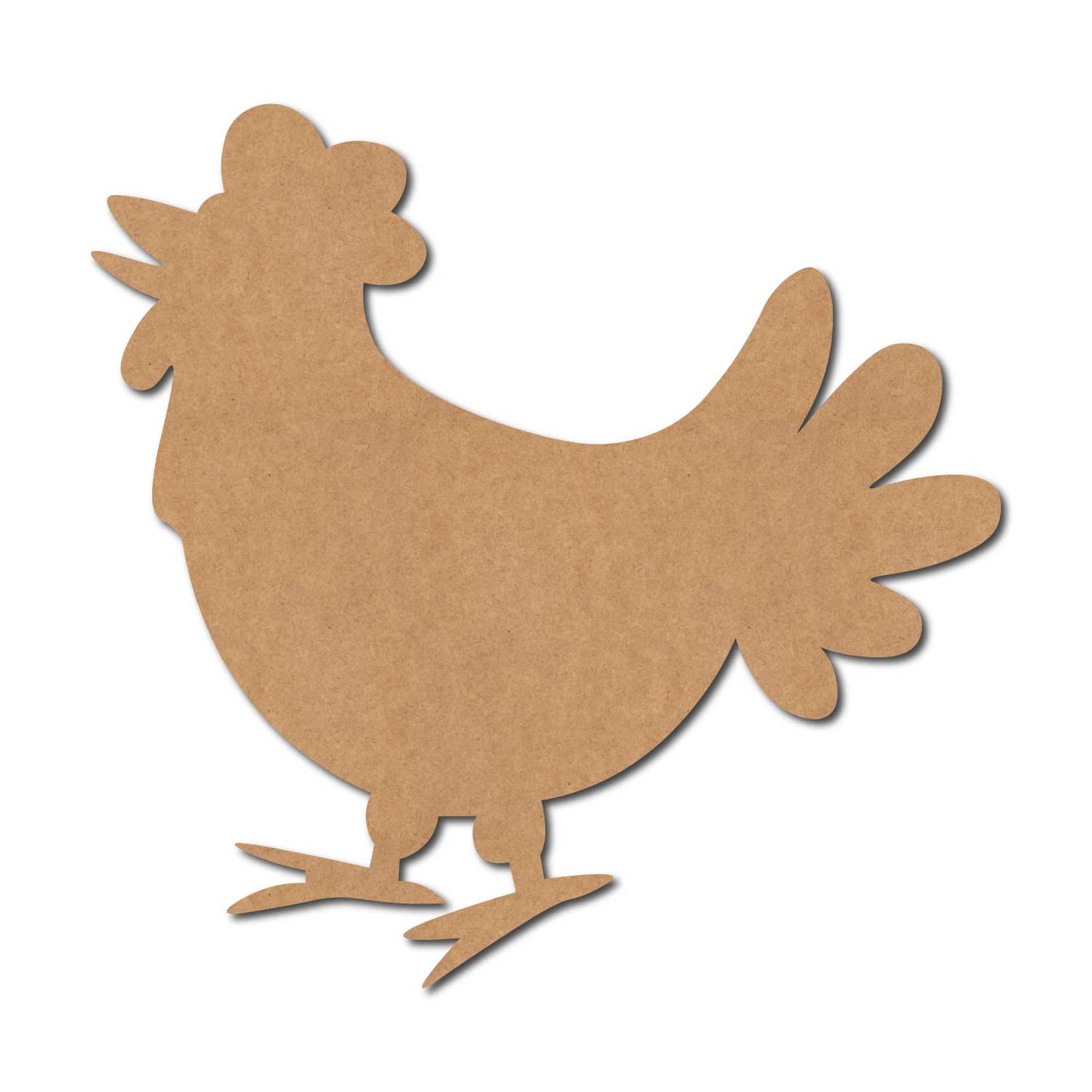 Hen Cutout MDF Design 2