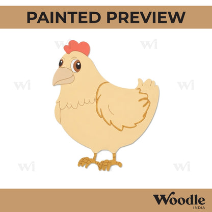 Hen Pre Marked MDF Design 1
