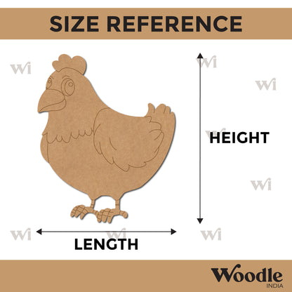 Hen Pre Marked MDF Design 1