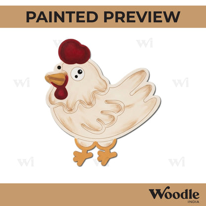 Hen Pre Marked MDF Design 2