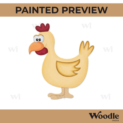 Hen Pre Marked MDF Design 3