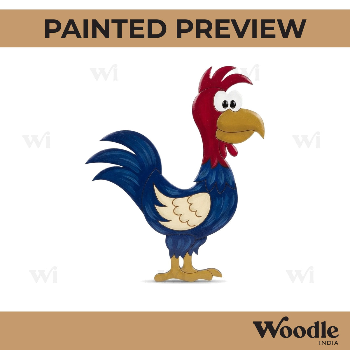 Hen Pre Marked MDF Design 4