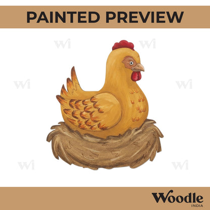 Hen Pre Marked MDF Design 5