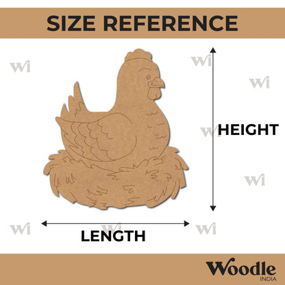 Hen Pre Marked MDF Design 5