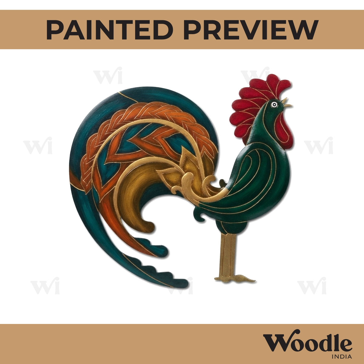 Hen Pre Marked MDF Design 6
