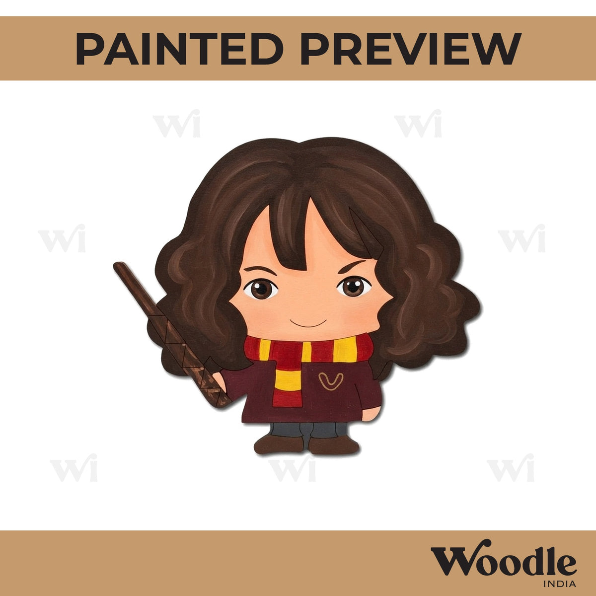 Hermione Harry Potter Girl Pre Marked MDF Design 1
