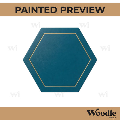 Hexagon Frame MDF Design 1