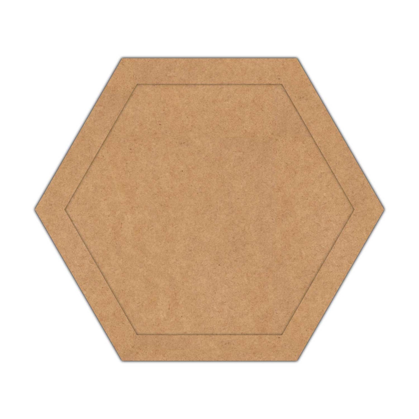 Hexagon Frame MDF Design 1