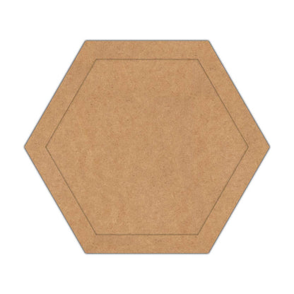 Hexagon Frame MDF Design 1