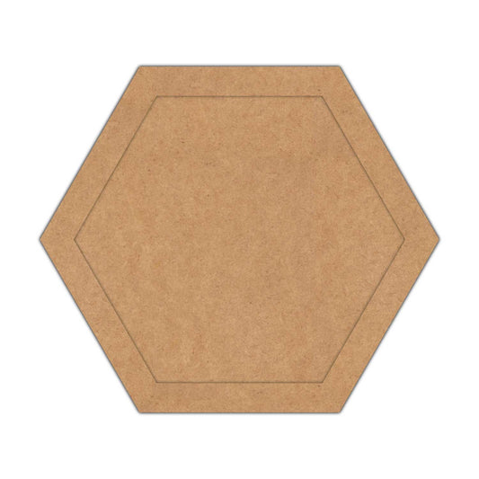 Hexagon Frame MDF Design 1