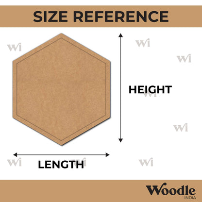 Hexagon Frame MDF Design 2