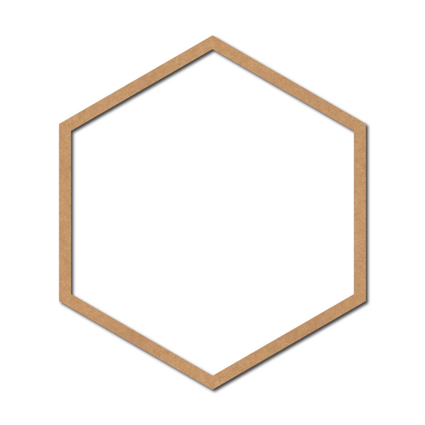 Hexagon Ring Cutout MDF Design 2