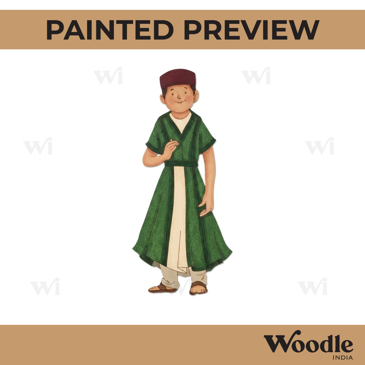 Himanchal Pradesh Man Pre Marked MDF Design 1