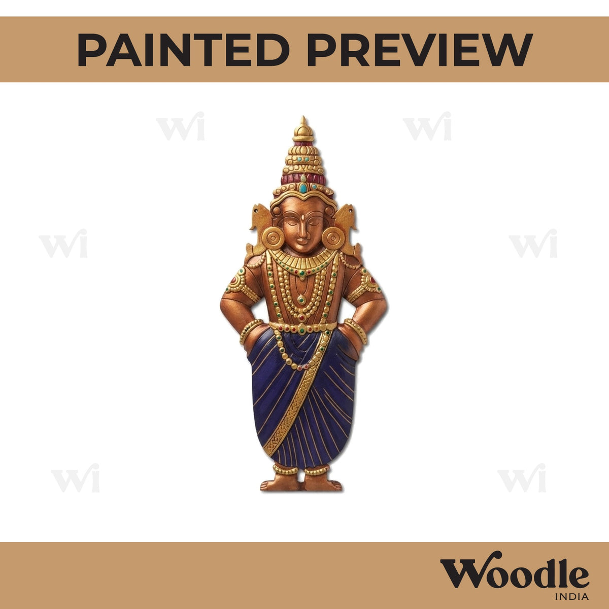 Hindu God Panduranga Vittala Pre Marked MDF Design 1