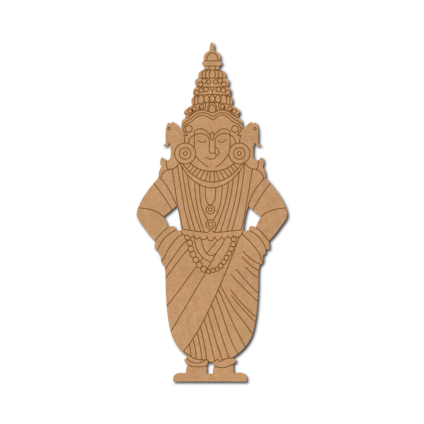 Hindu God Panduranga Vittala Pre Marked MDF Design 1