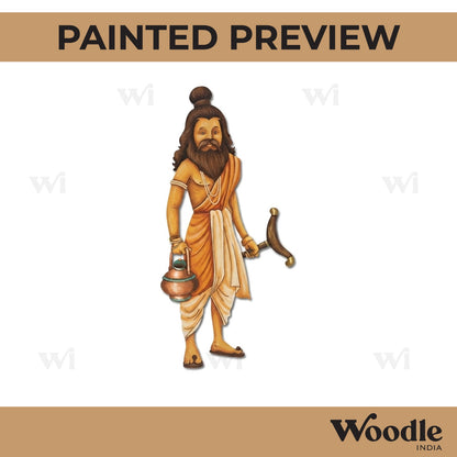 Hindu Sadhu Priest Pre Marked MDF Design 1