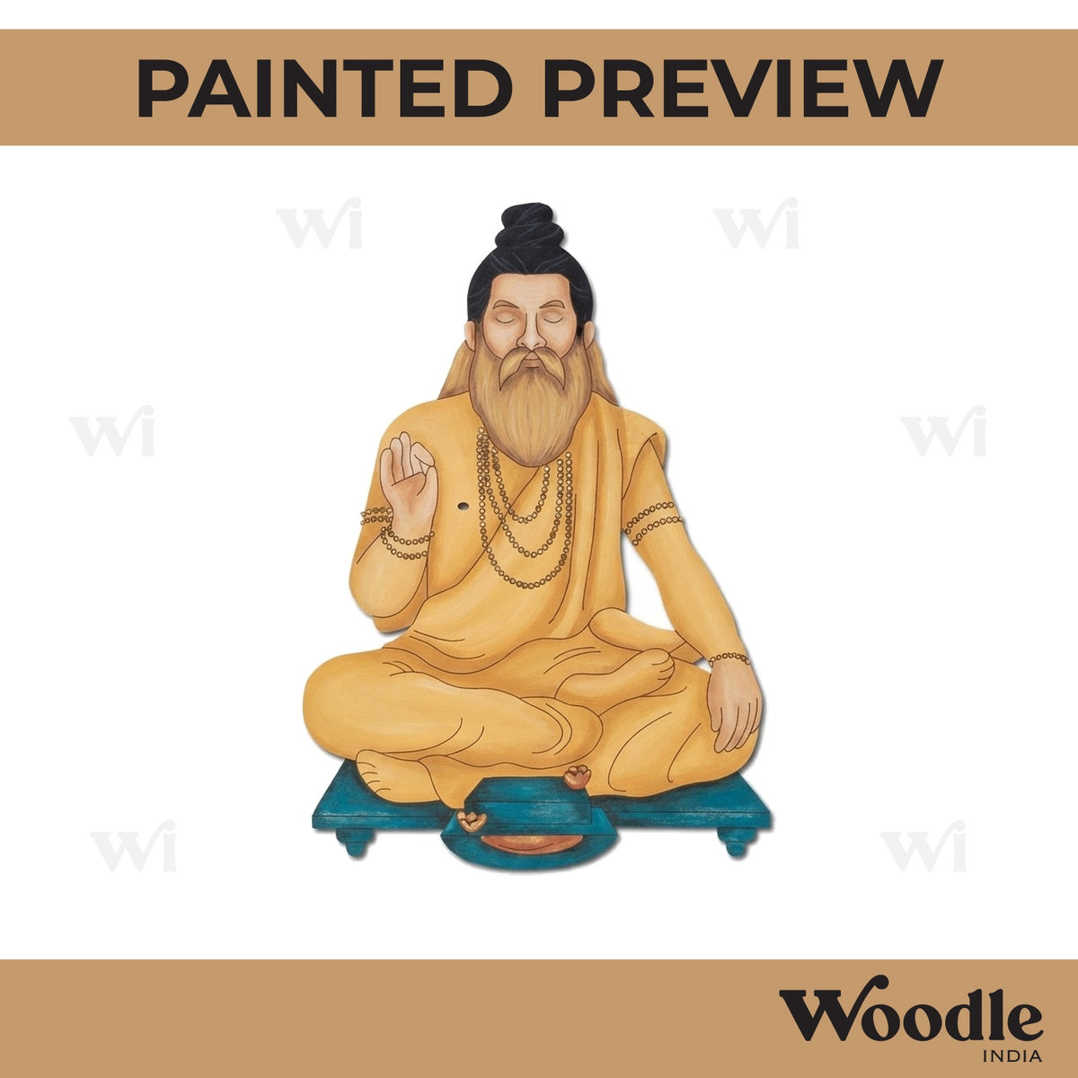 Hindu Saint Ved Vyasa Pre Marked MDF Design 2