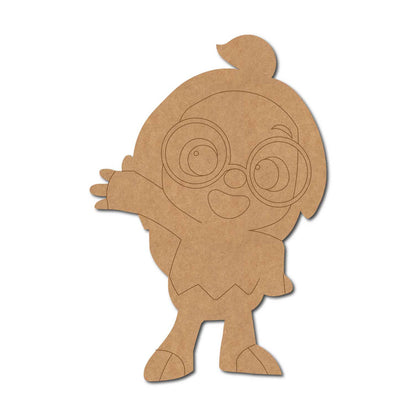 Hogi Pinkfog Cartoon Hedgehog Pre Marked MDF Design 1
