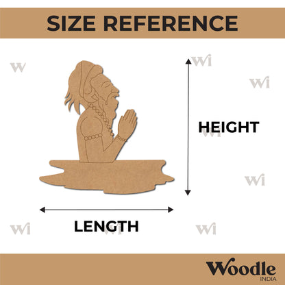 Holy River Dip Sadhu Pre Marked MDF Design 1