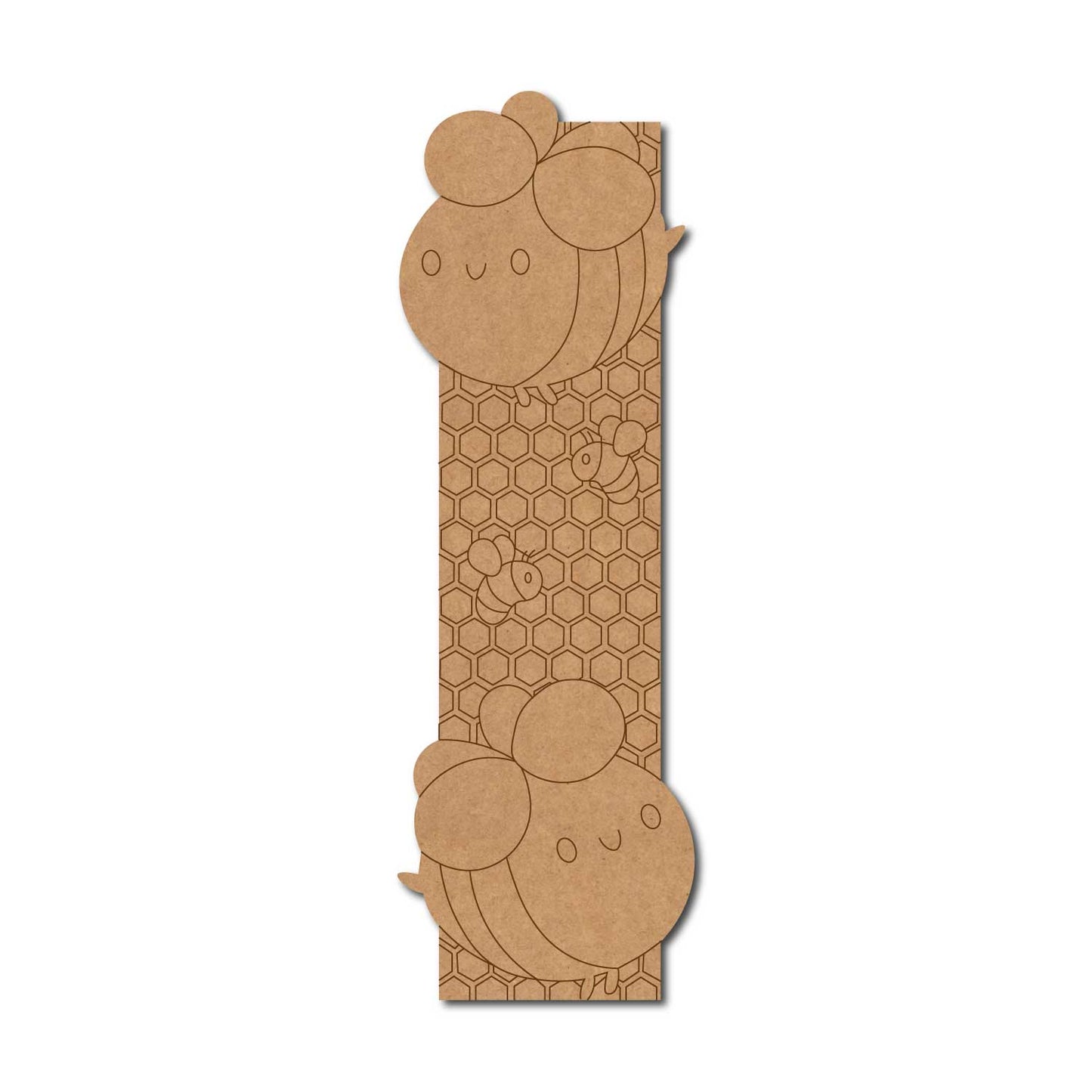 Honey Bee Bookmark Pre Marked MDF Design 1