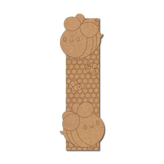 Honey Bee Bookmark Pre Marked MDF Design 1