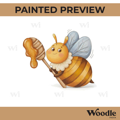 Honey Bee Pre Marked Base MDF Design 1