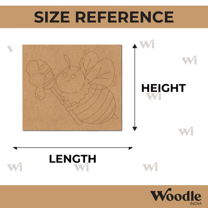 Honey Bee Pre Marked Base MDF Design 1