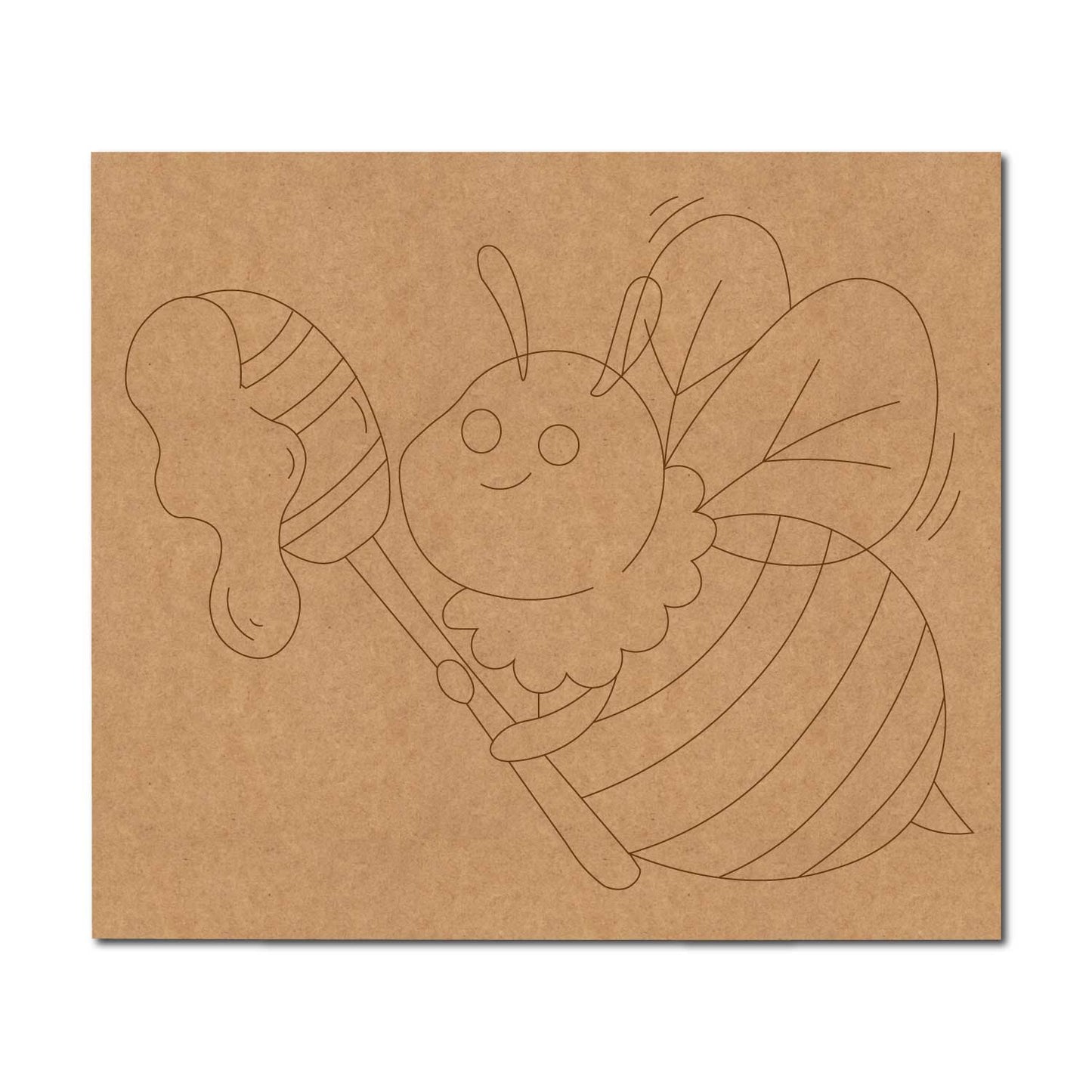 Honey Bee Pre Marked Base MDF Design 1