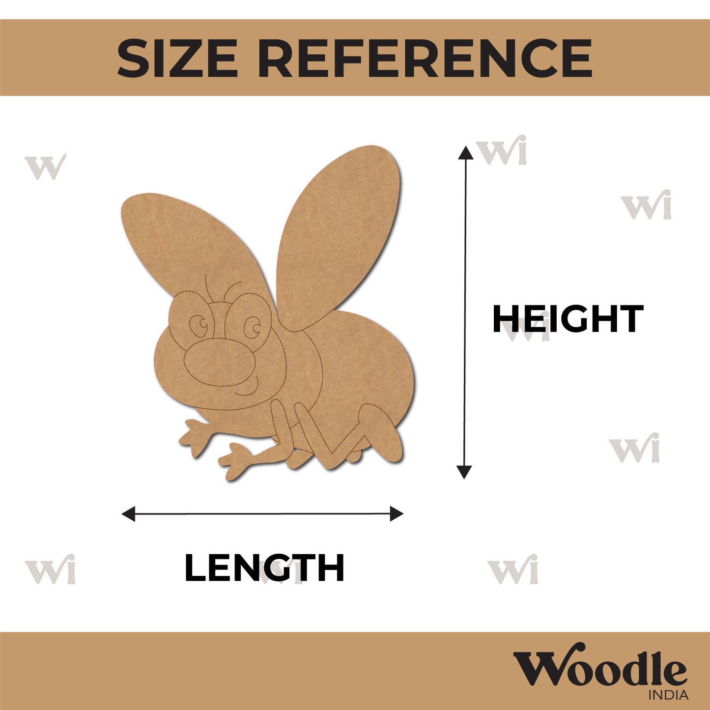 Honey Bee Pre Marked MDF Design 4
