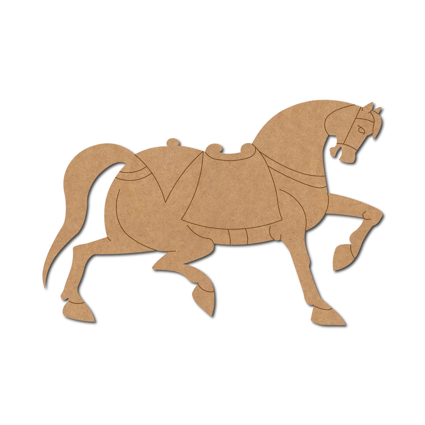 Horse Pre Marked MDF Design 1