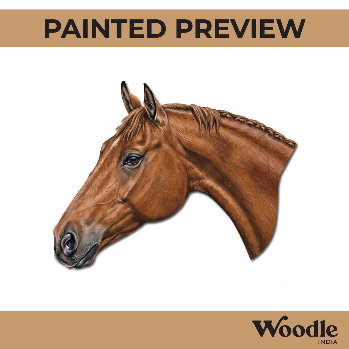 Horse Pre Marked MDF Design 2