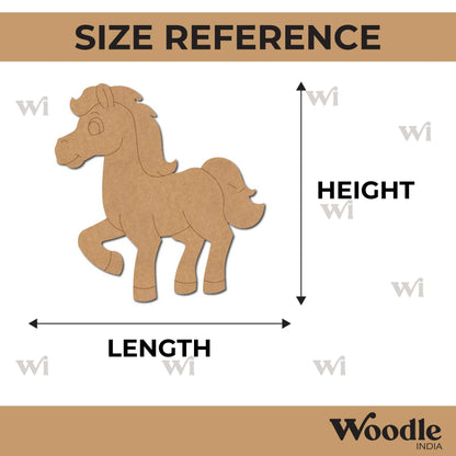 Horse Pre Marked MDF Design 3