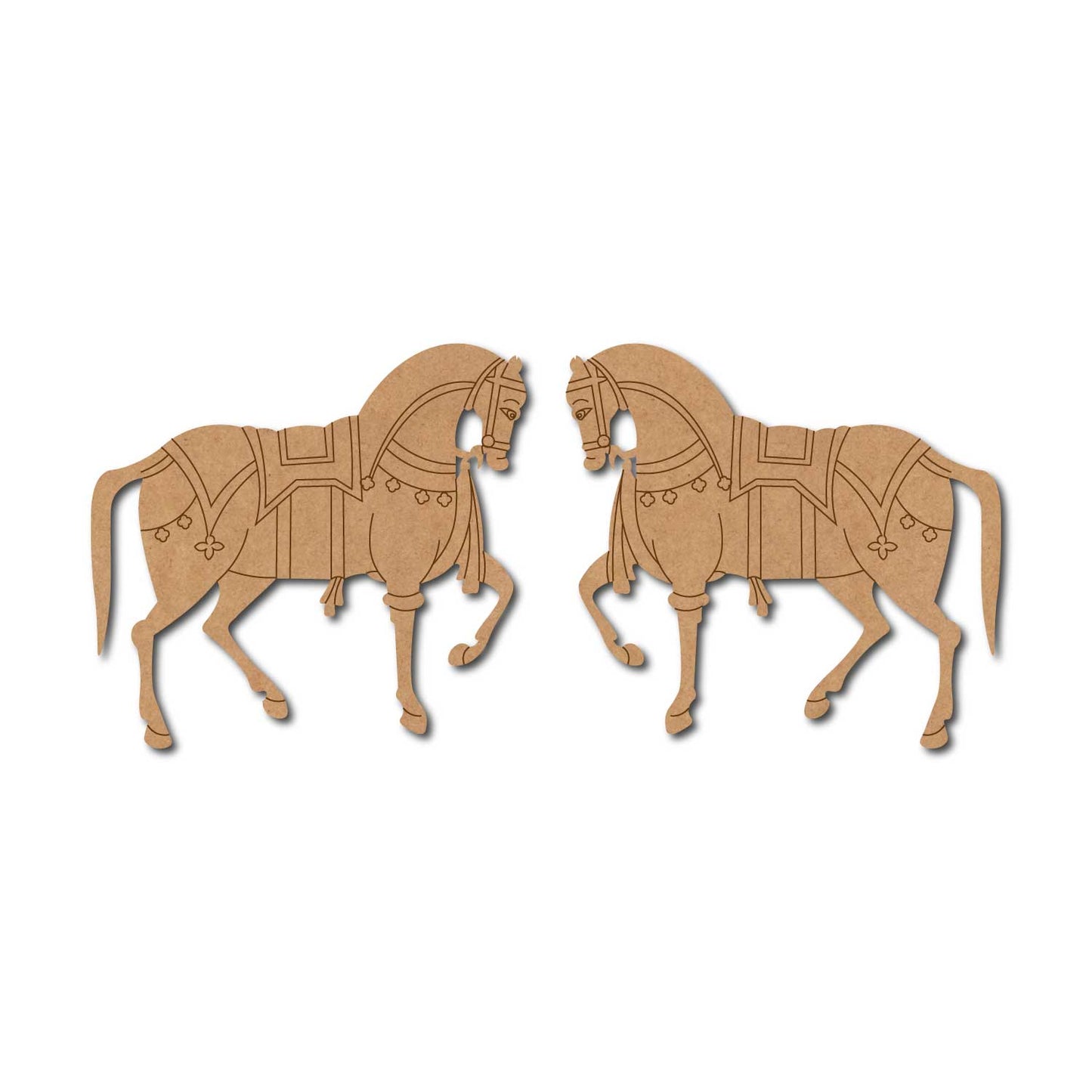 Horse Set Pre Marked MDF Design 1