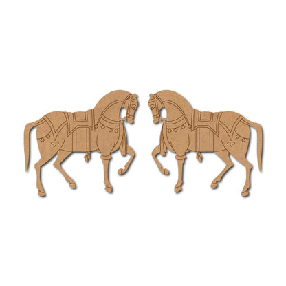 Horse Set Pre Marked MDF Design 1