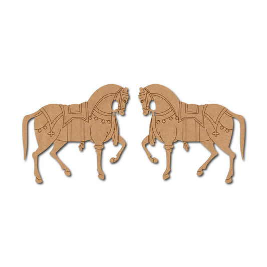 Horse Set Pre Marked MDF Design 1