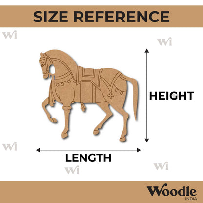 Horse Set Pre Marked MDF Design 1