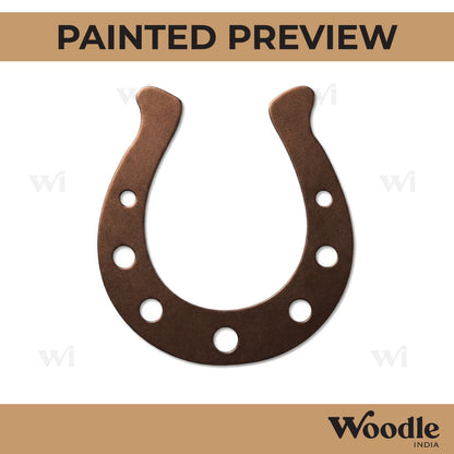 Horse Shoe Ring Cutout MDF Design 2