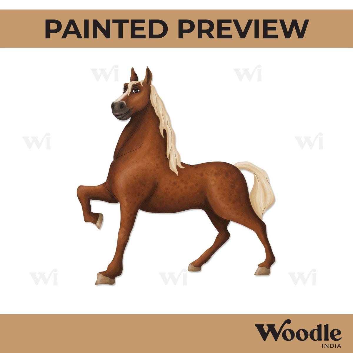 Horse Shrek Cartoon Pre Marked MDF Design 1