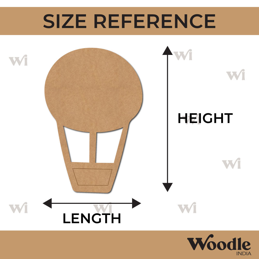 Hot Air Balloon Pre Marked MDF Design 3