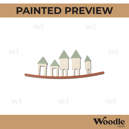 House Base Cutout MDF Design 1