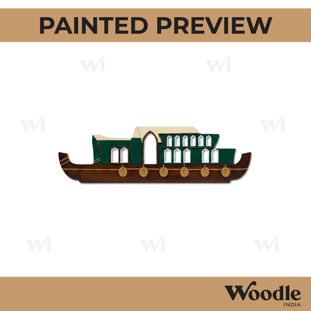 House Boat Pre Marked MDF Design 1